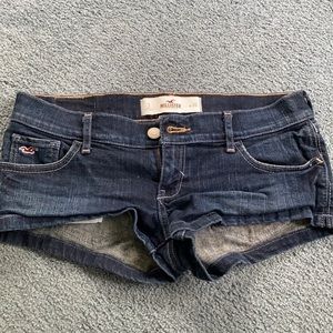 Hollister Dark Blue Shorts Size 3